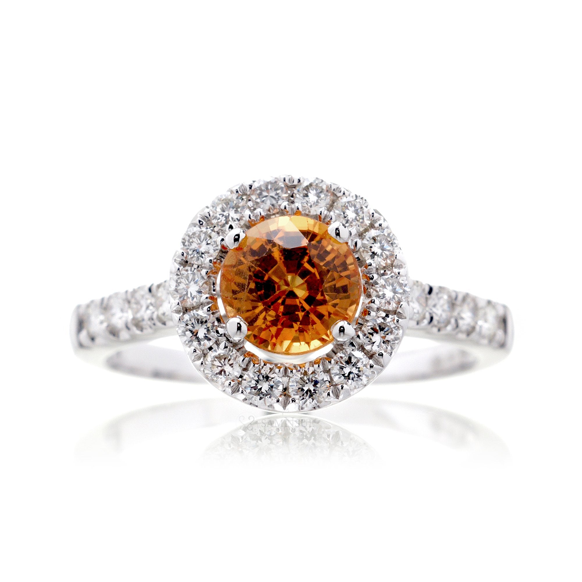 The Dawnie Yellow Sapphire & Diamond Ring (1.80 ct tw.)