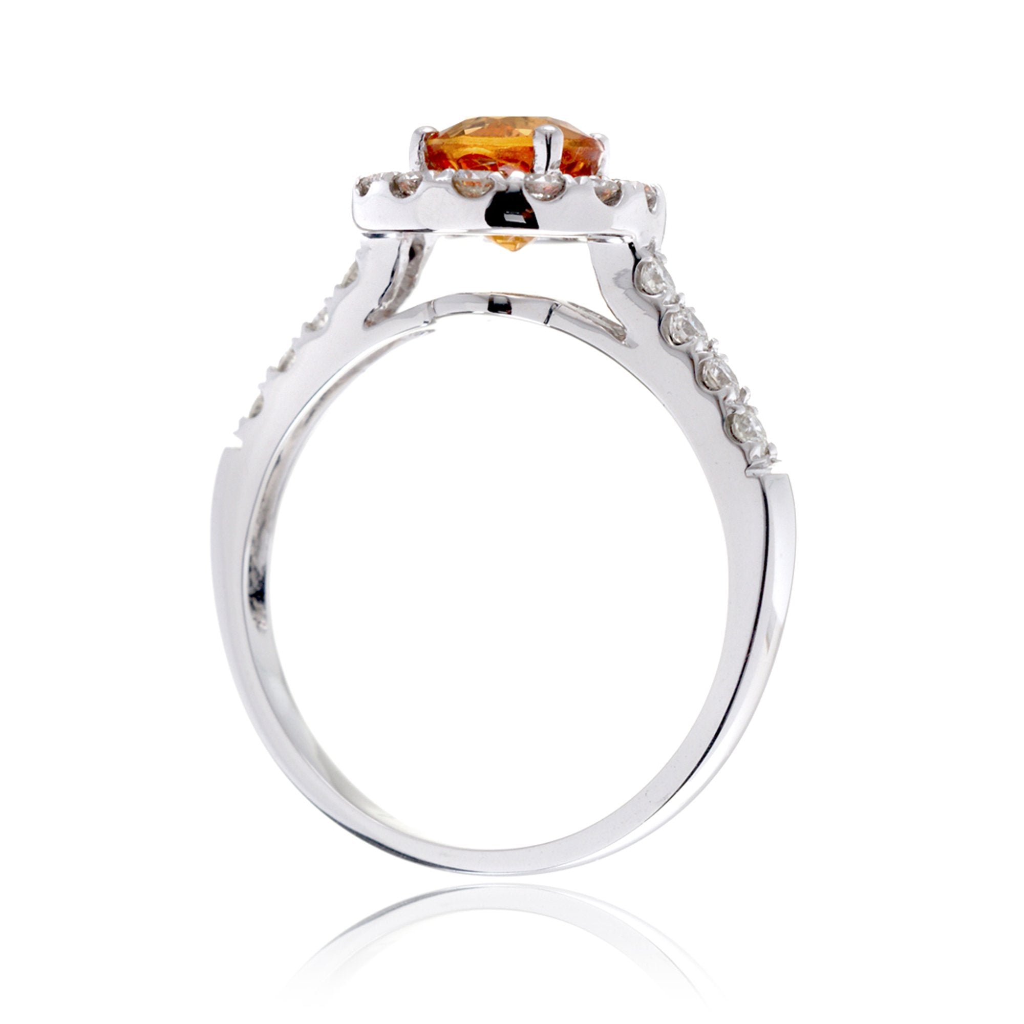 The Dawnie Yellow Sapphire & Diamond Ring (1.80 ct tw.)
