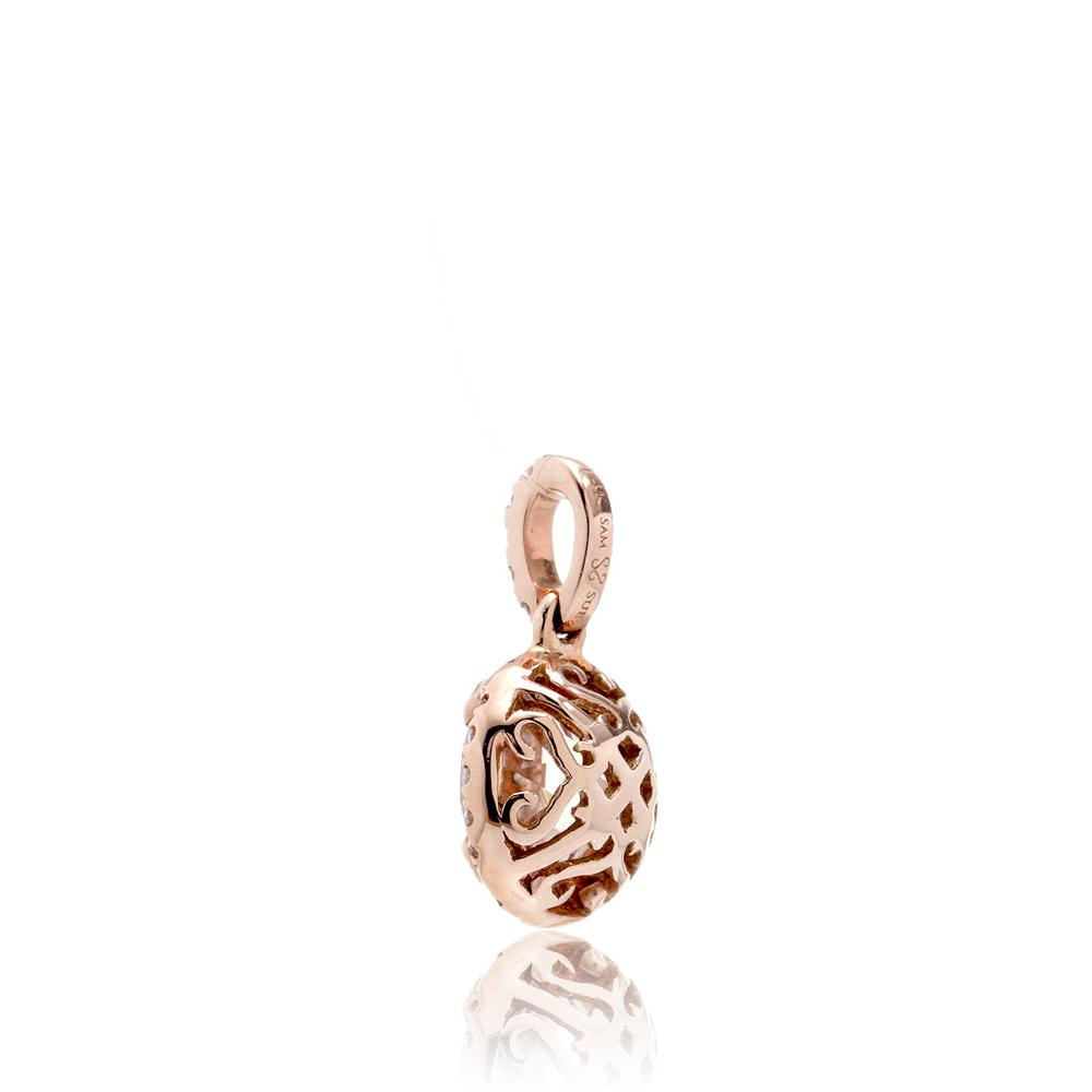 The Signature Round Morganite Pendant