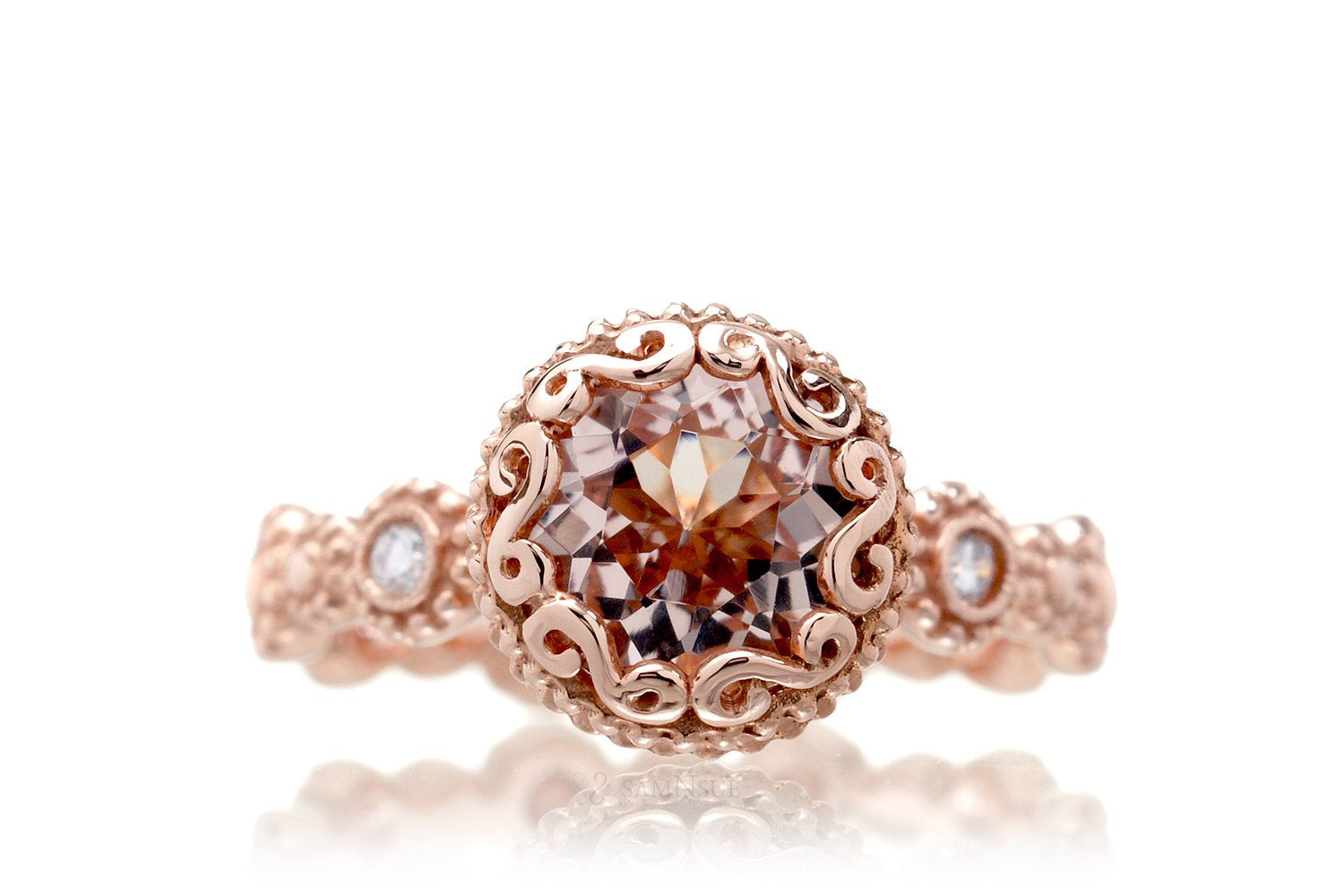 The Nilda Round Morganite