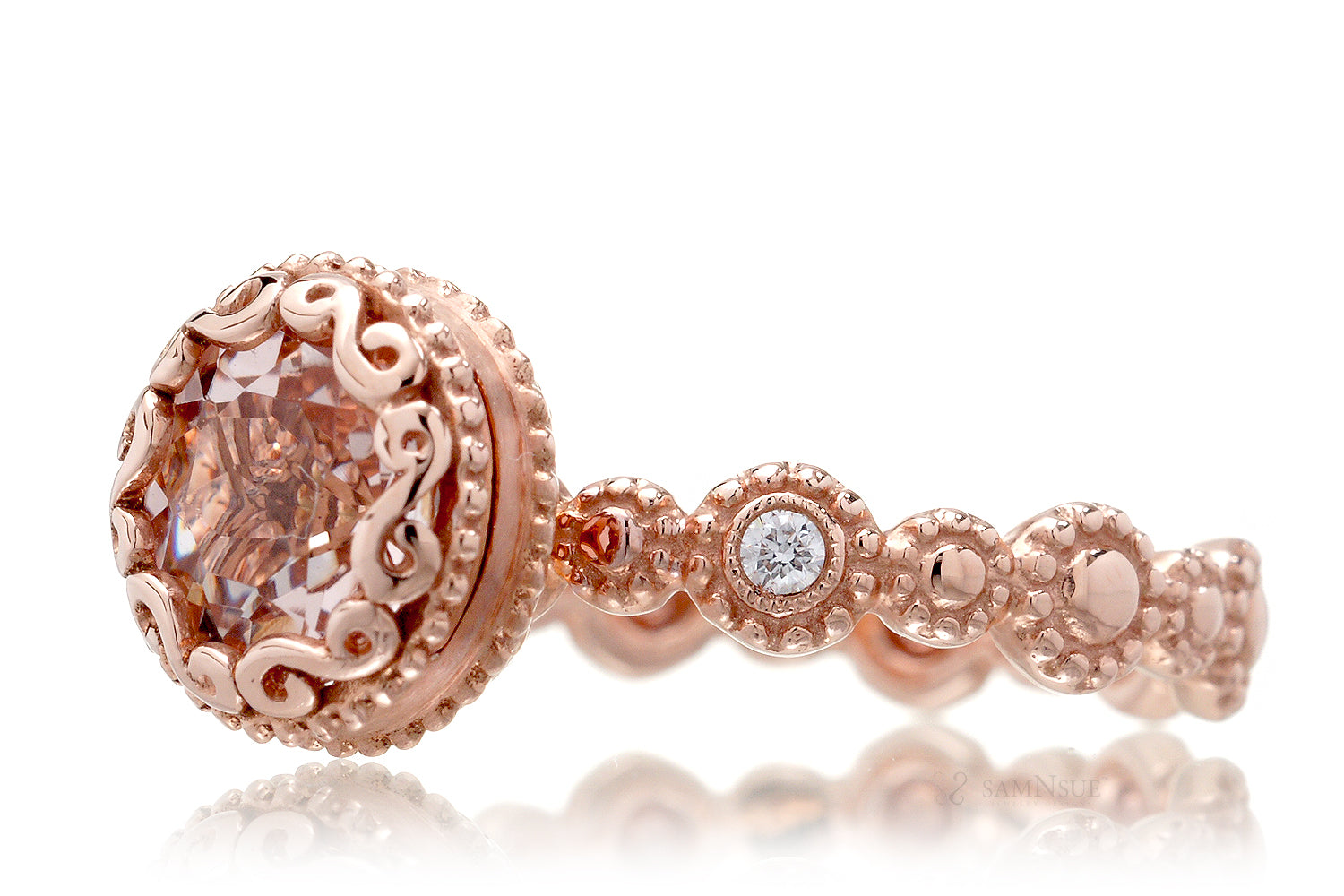 The Nilda Round Morganite