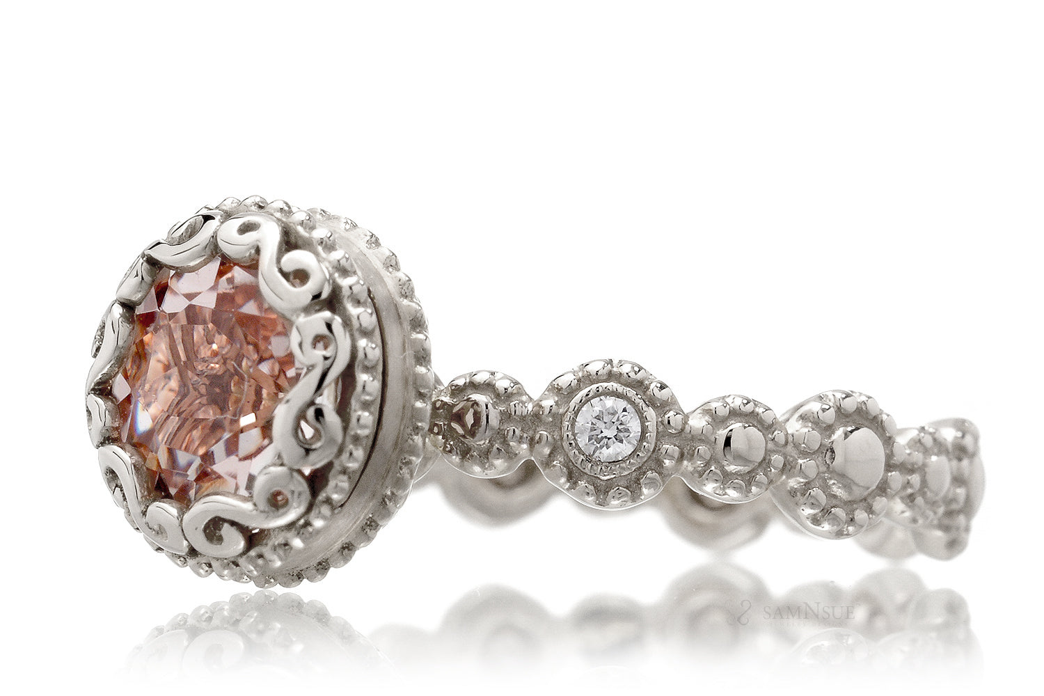 The Nilda Round Morganite