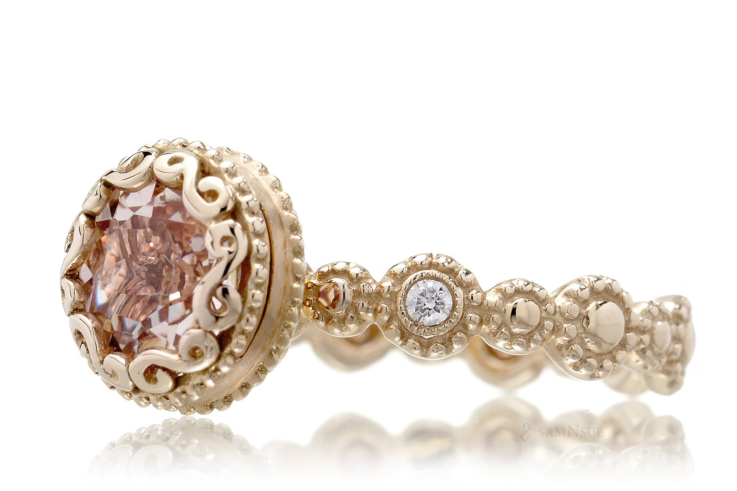 The Nilda Round Morganite