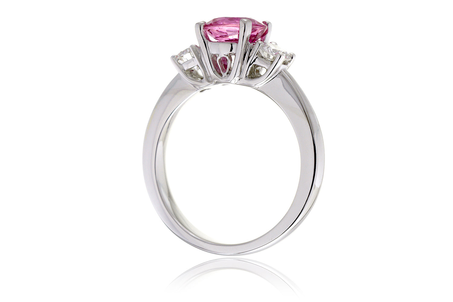 The Mandy Round Pink Sapphire (7mm)