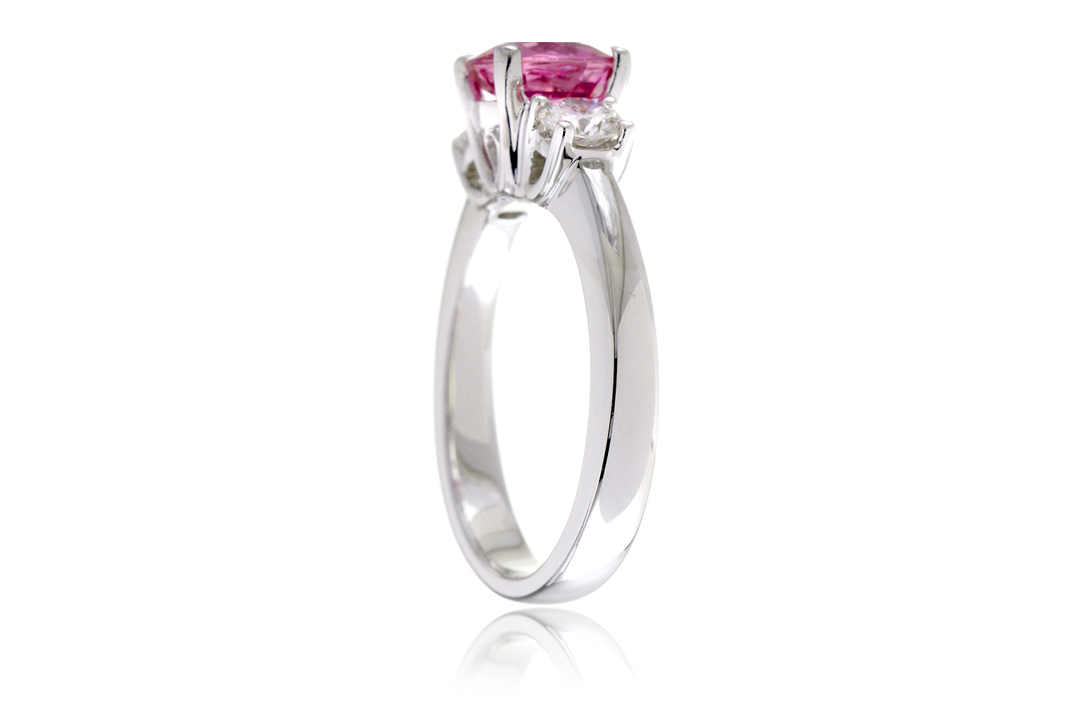 The Mandy Round Pink Sapphire (7mm)