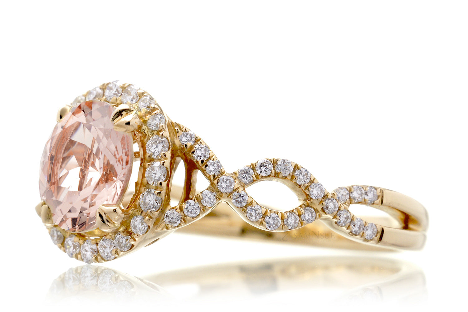 The Shelly Round Morganite
