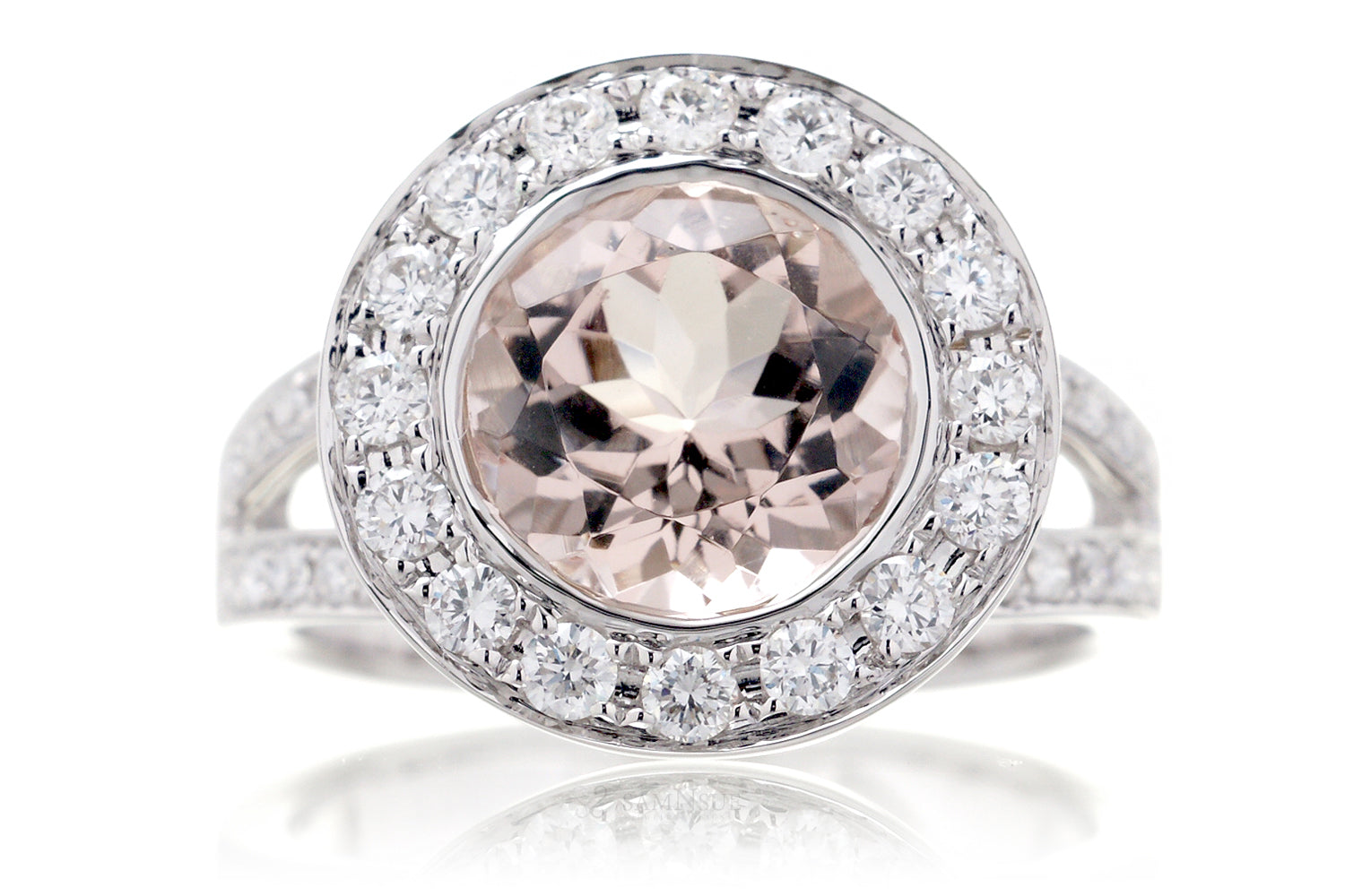 The Effie Round Morganite (9mm)