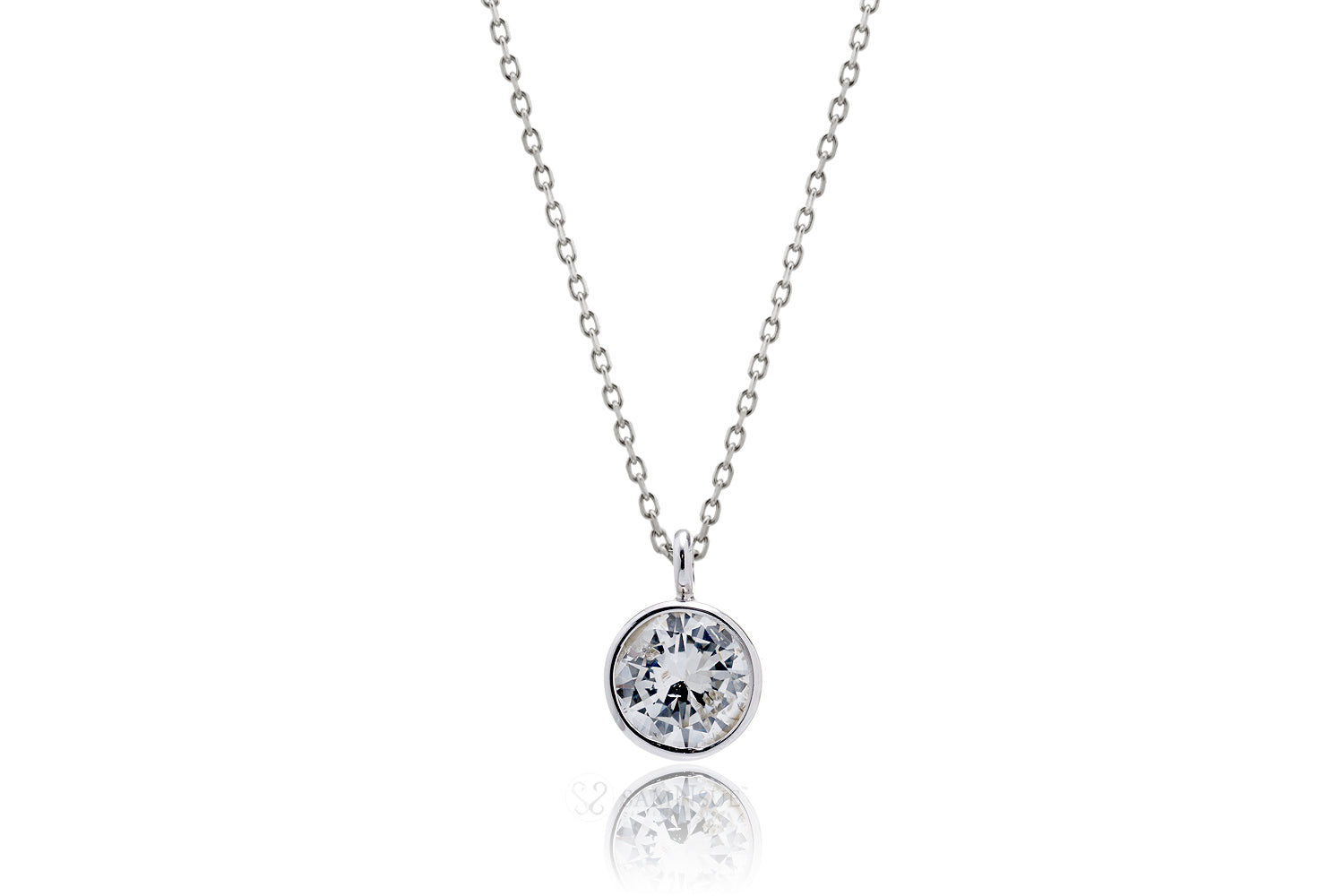 The Bezel Solitaire Diamond Pendant (3/4 ct*)