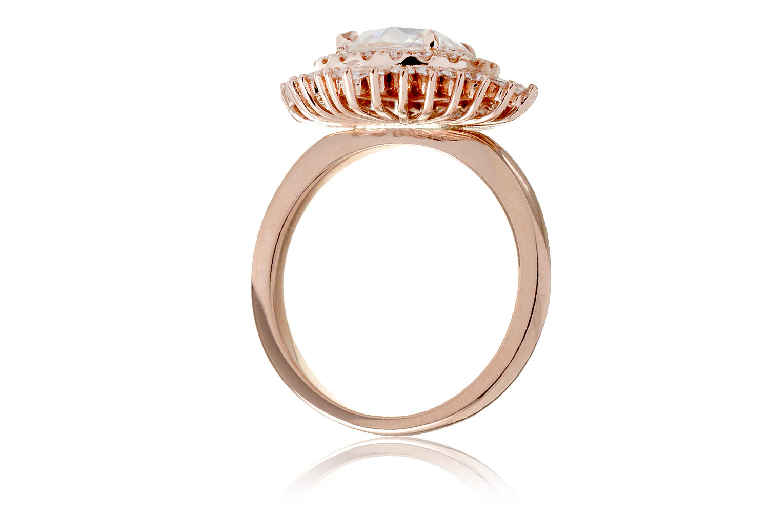 The Sonia Rose Cut Moissanite Ring