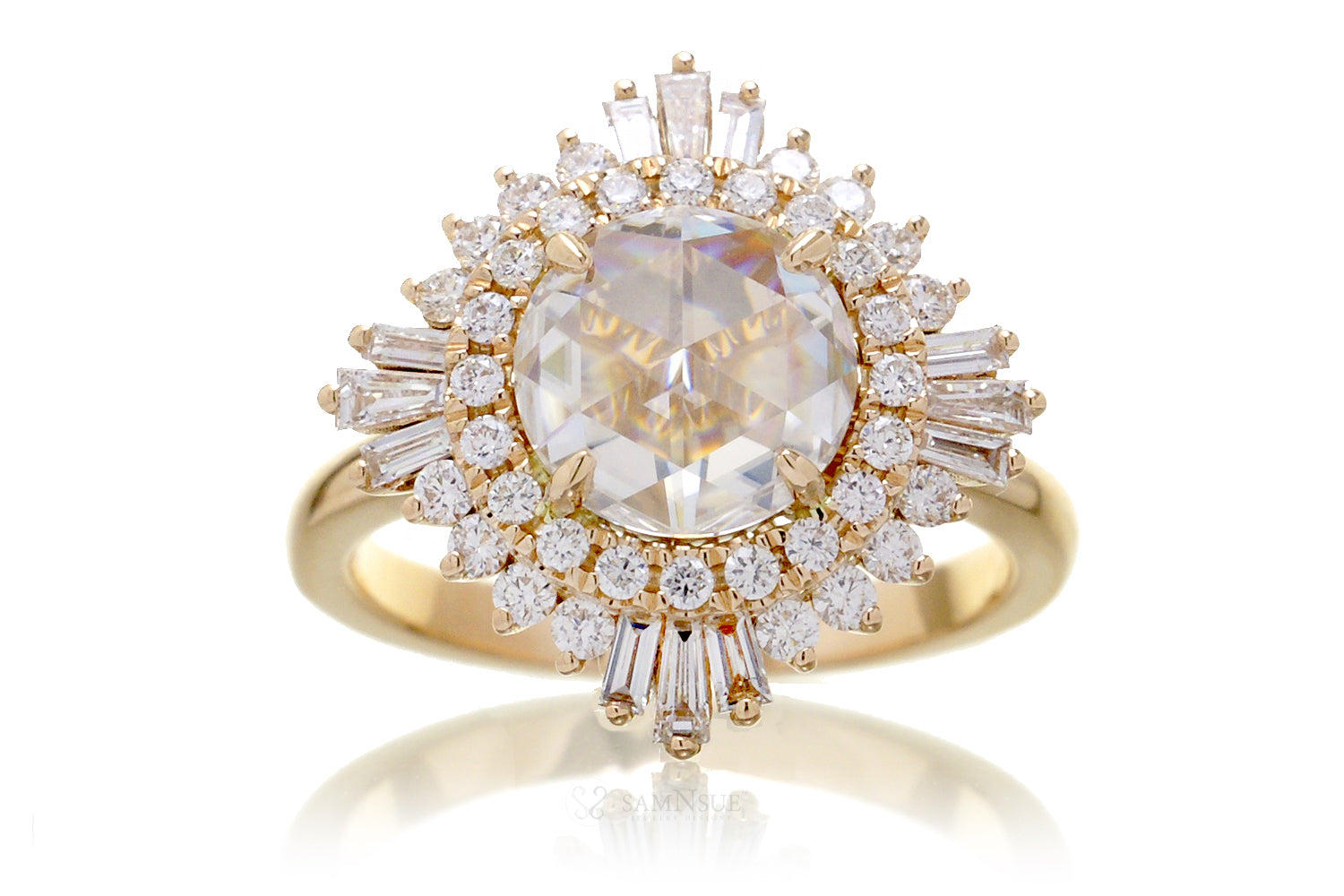 The Sonia Rose Cut Moissanite