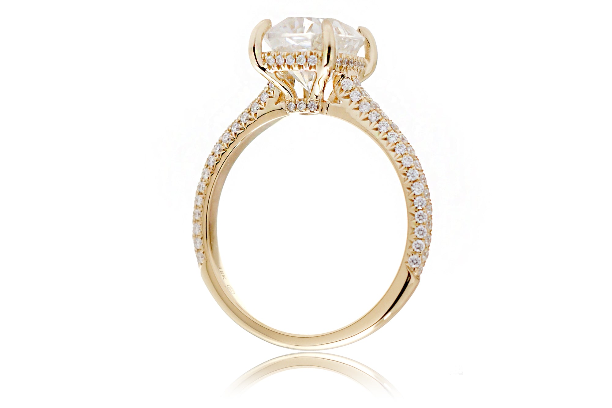The Starlight Cushion Moissanite Ring