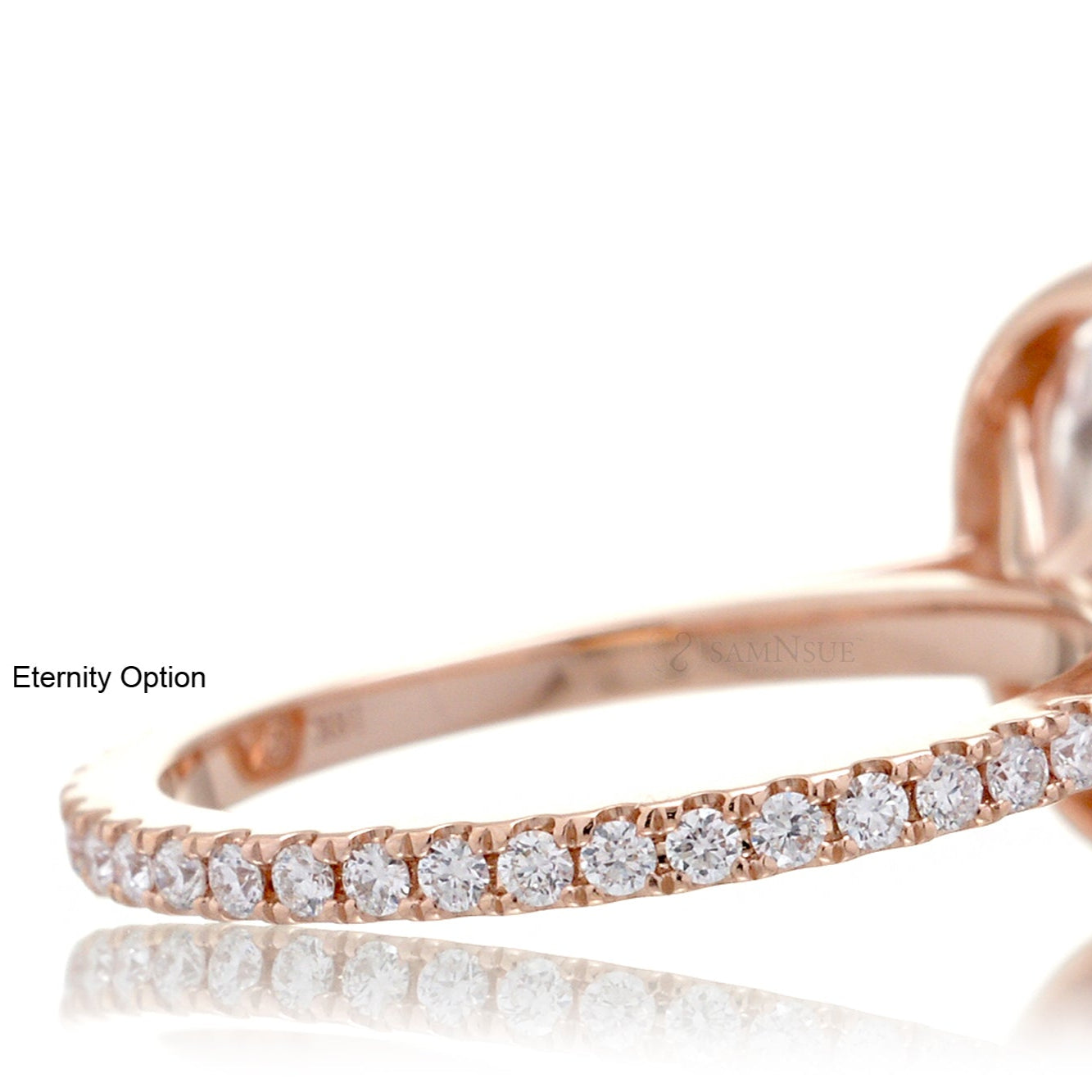 The Steffy Oval Morganite Ring