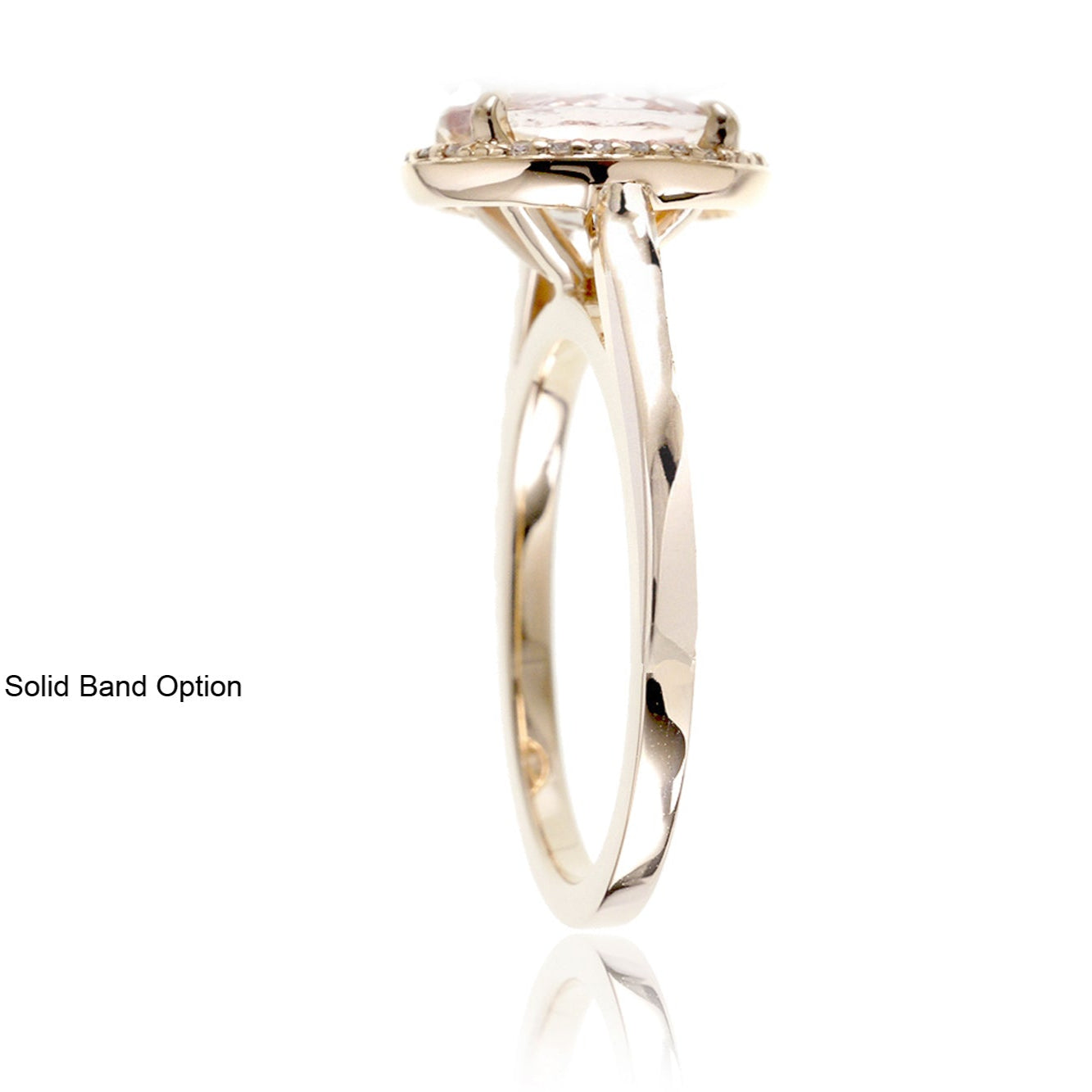 The Steffy Oval Morganite Ring