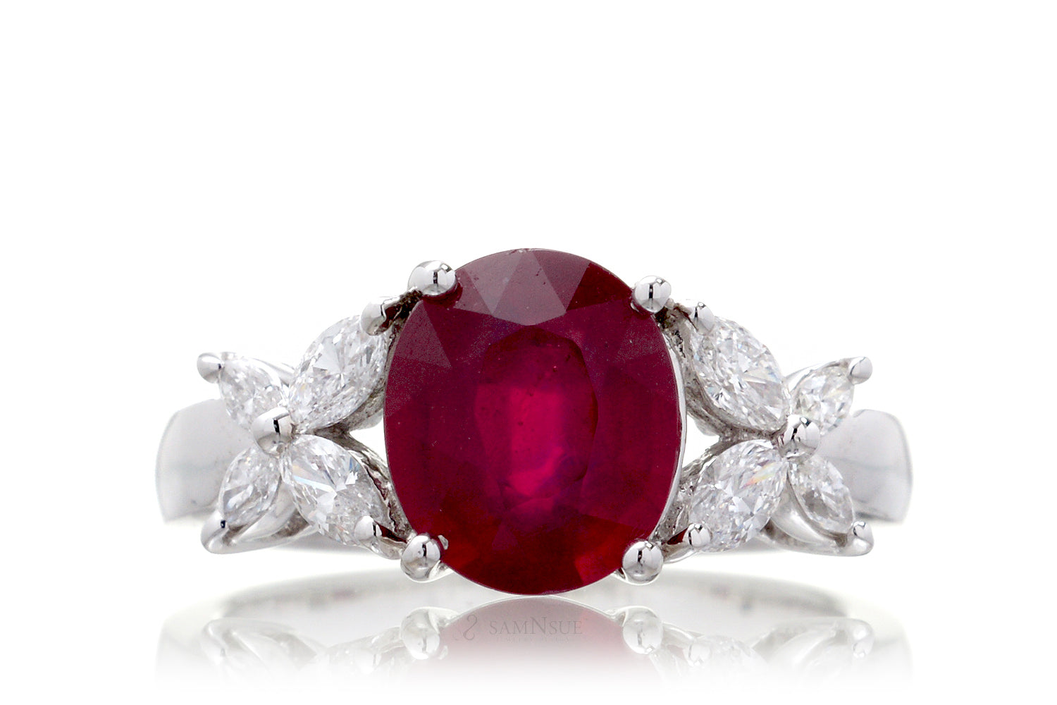 The Meryl Oval Ruby (3.10ct tw*)