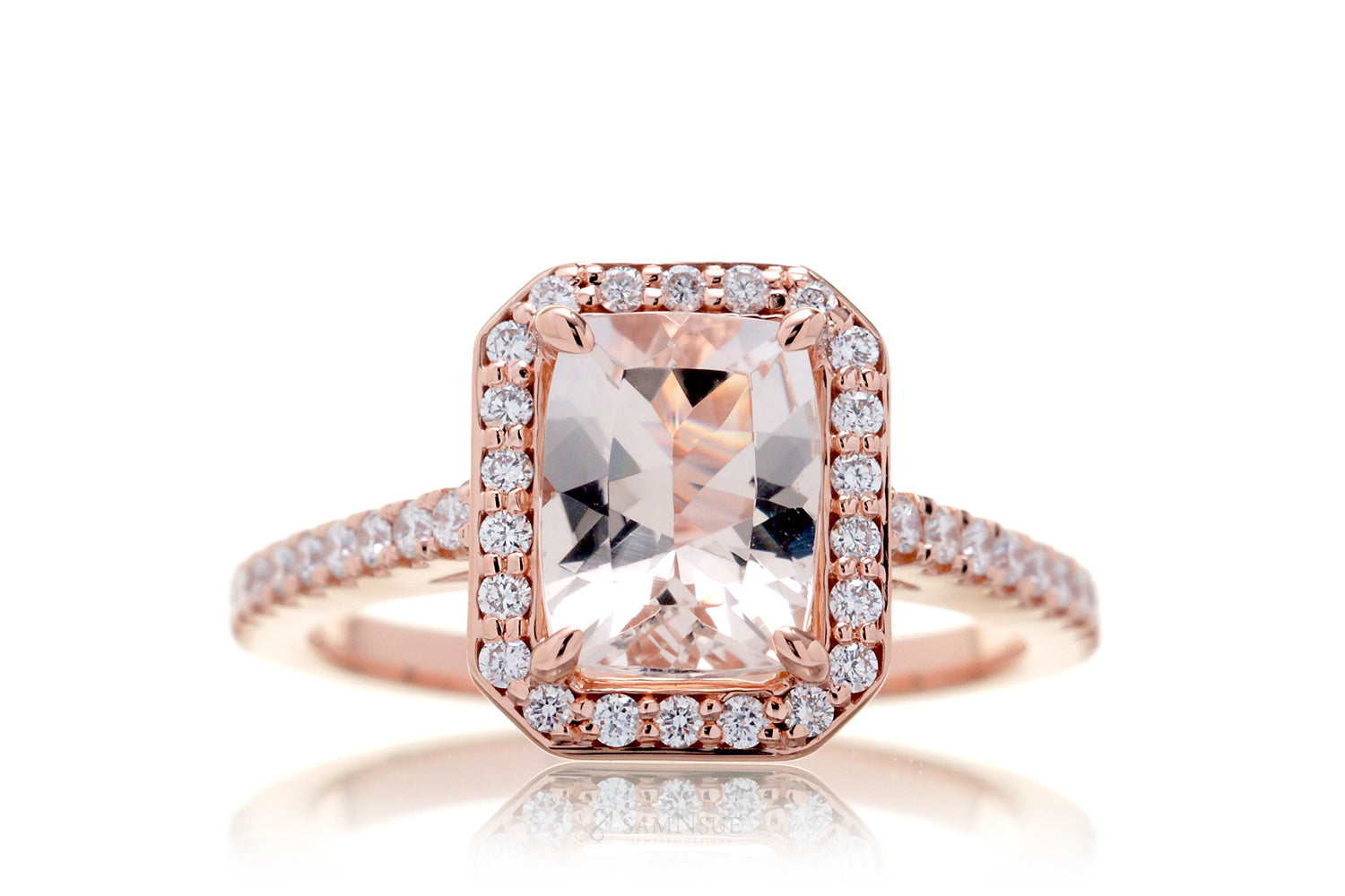 The Steffy Cushion Morganite