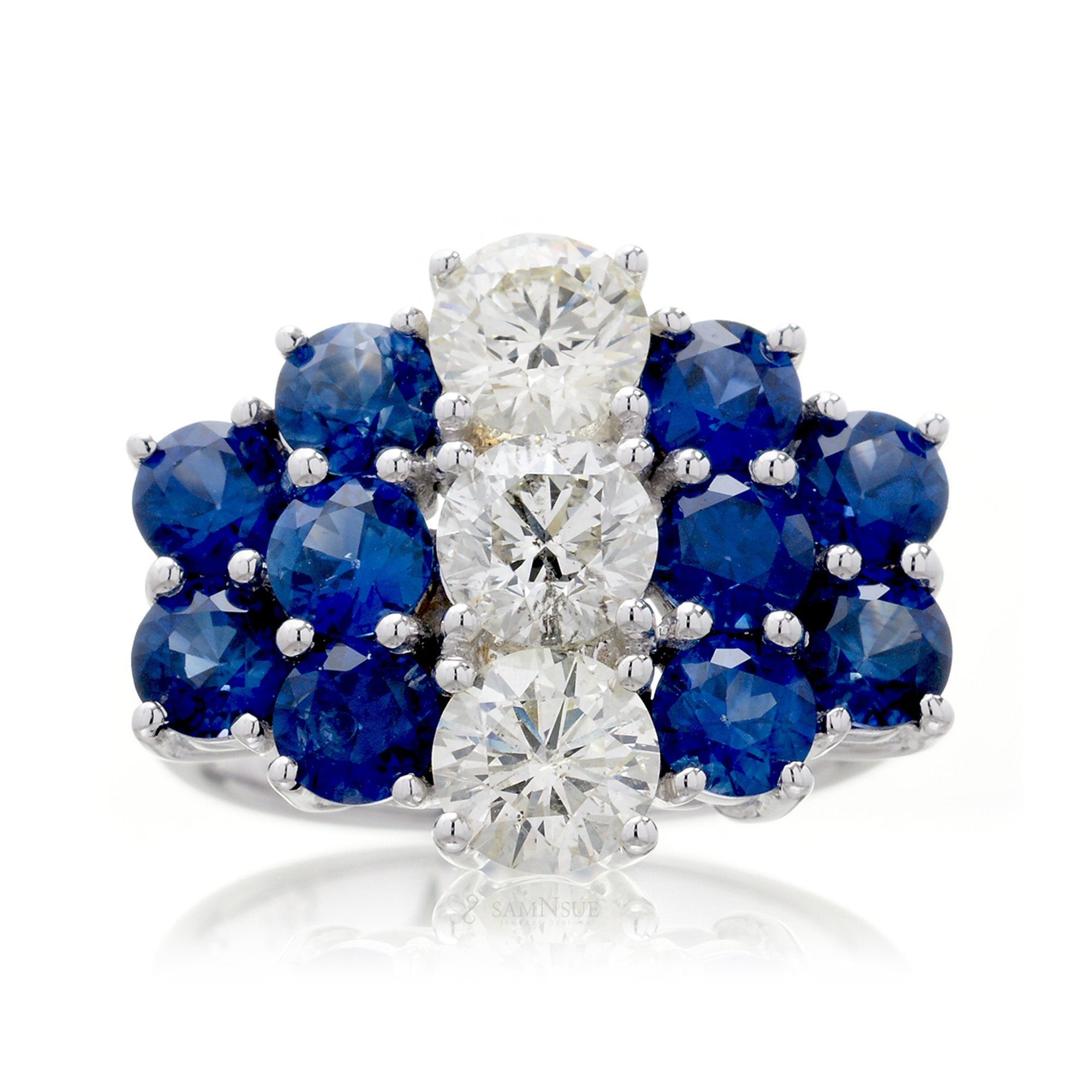 The Bettina Blue Sapphire Ring