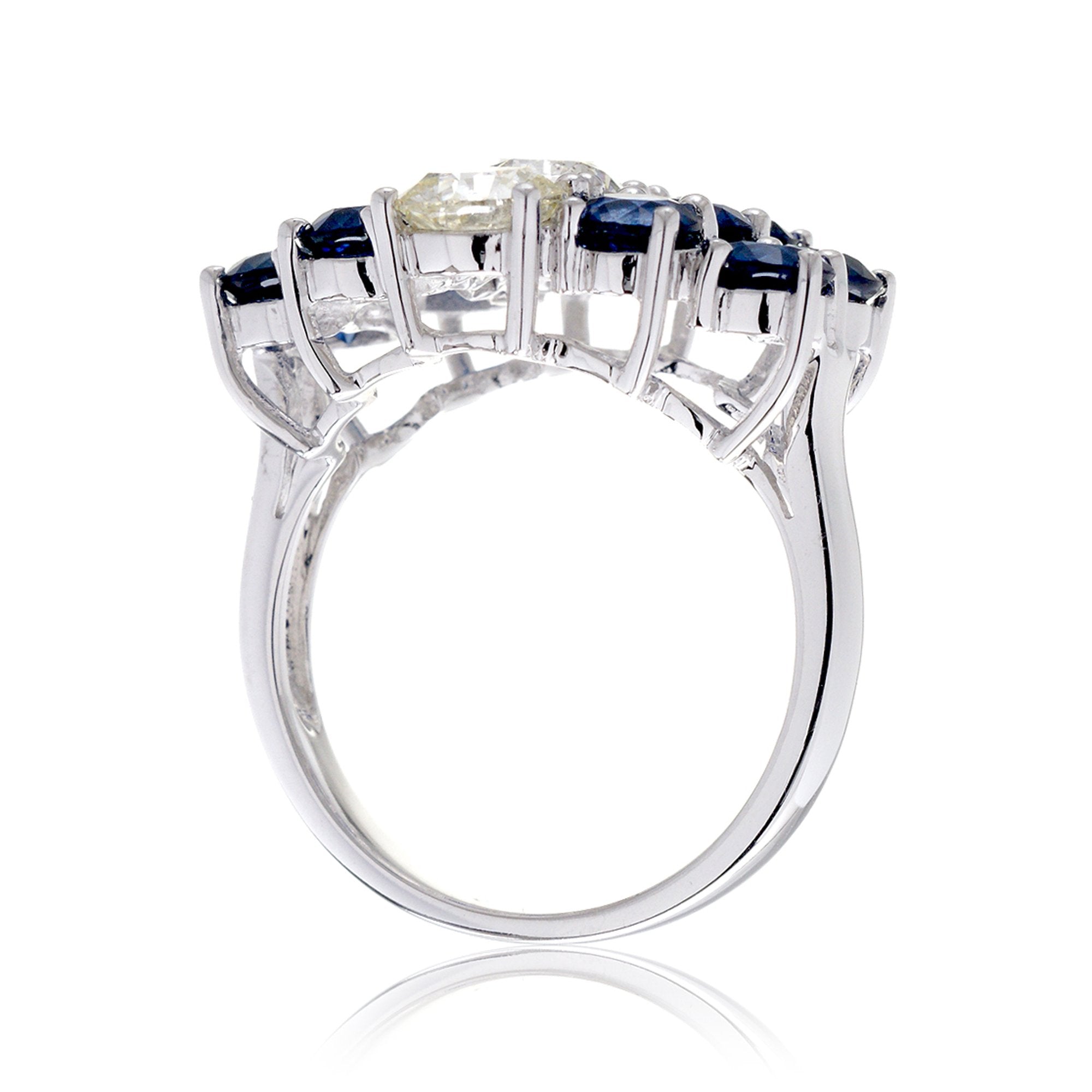 The Bettina Blue Sapphire Ring